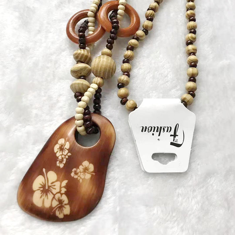 wooden necklace