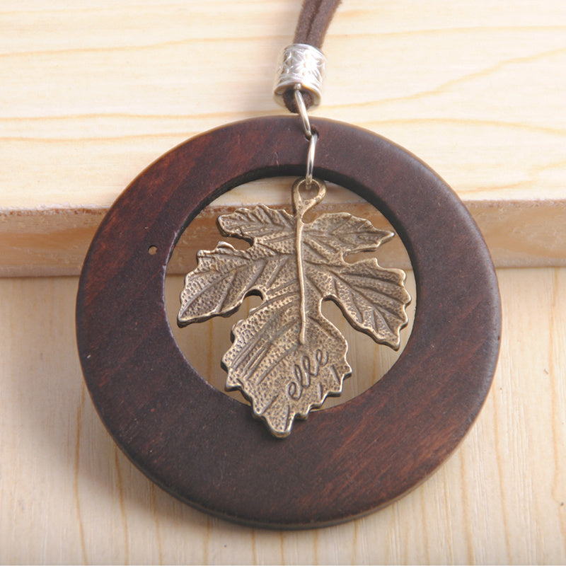 Wooden Jewelry Pendant