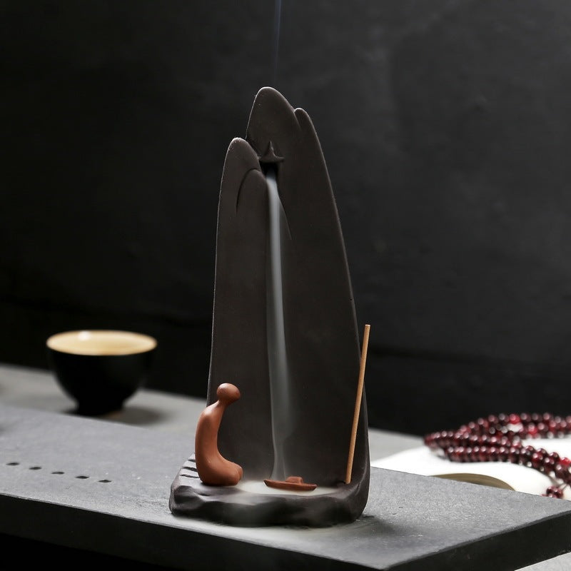 Backflow incense burner holder