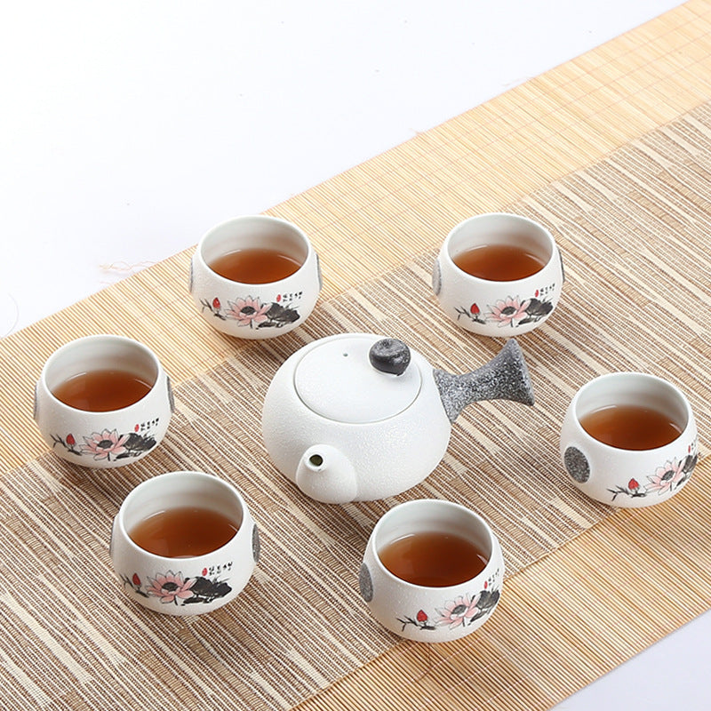 White Simple Kung Fu Tea Set