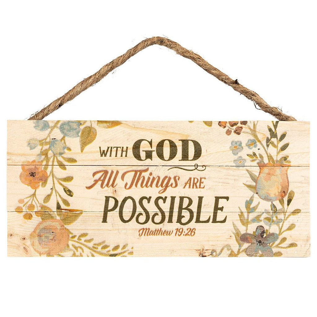 Wooden Decorative Sign