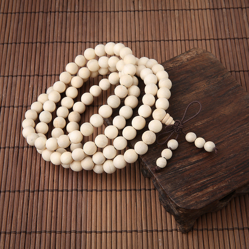 white 108 Buddha Beads Bracelet
