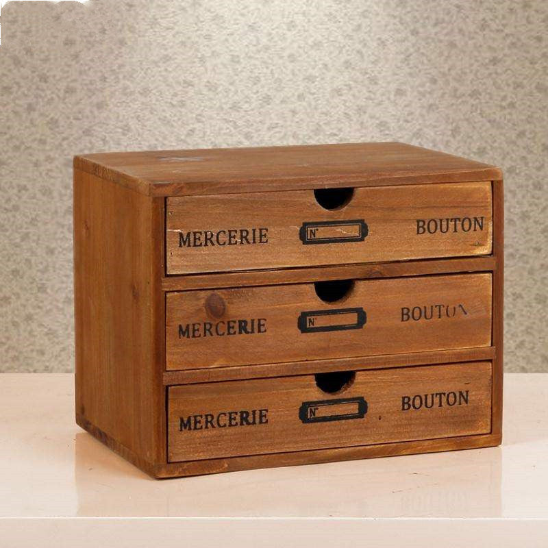 Storage Wooden Box Drawer