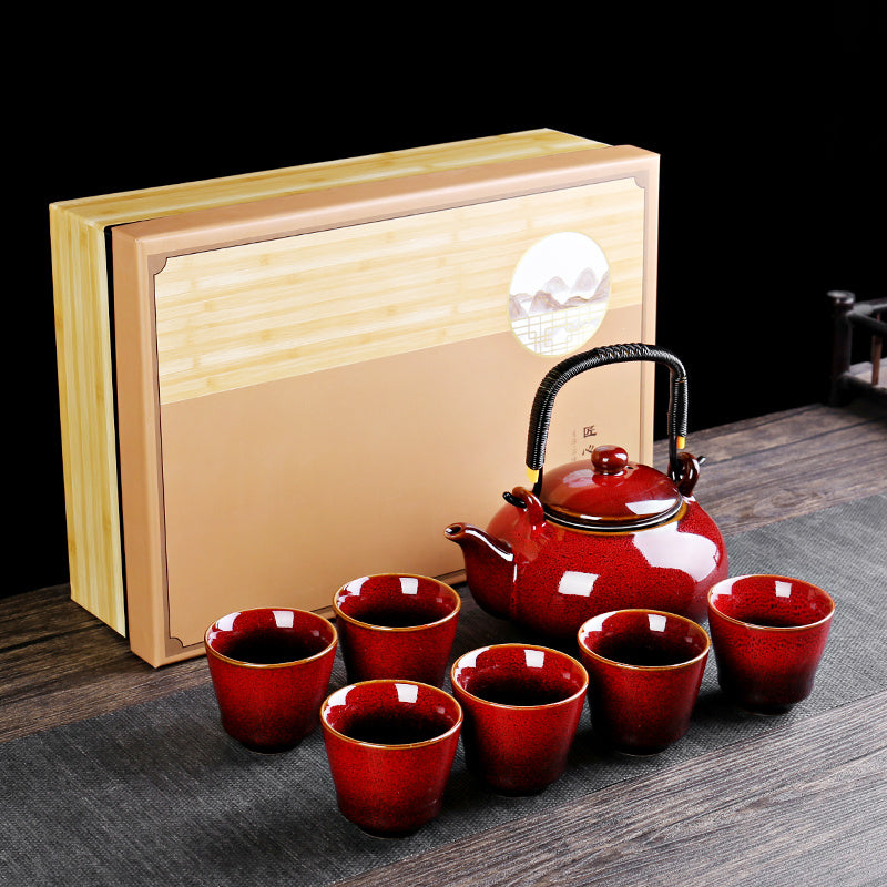 Chinese Retro Kung Fu Tea Cup Set