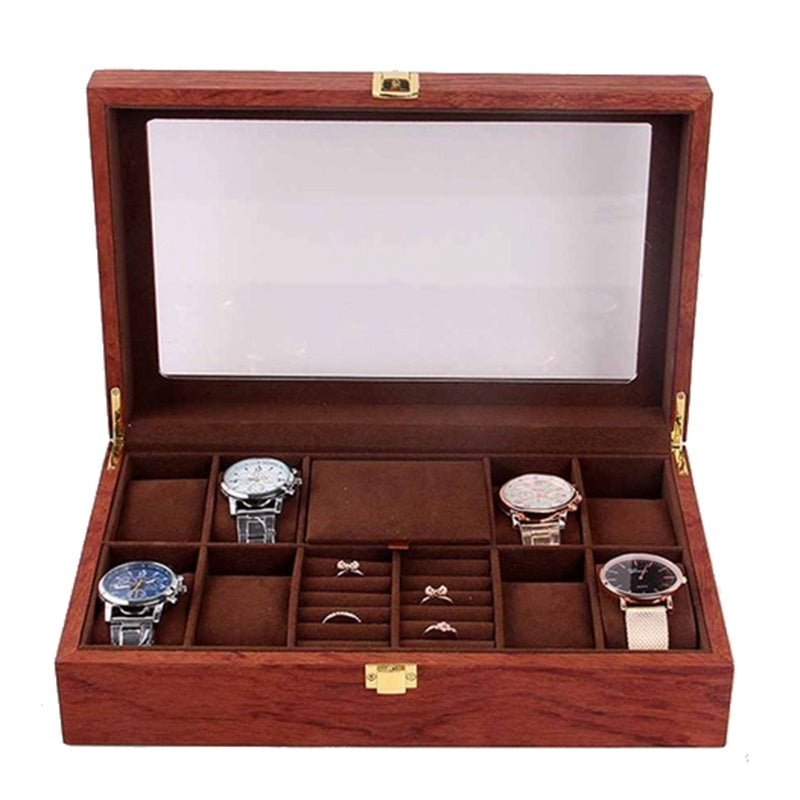 Retro Wooden Jewellery Watch Box Display Box