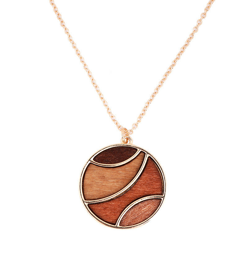 wood stylish Pendant Necklace