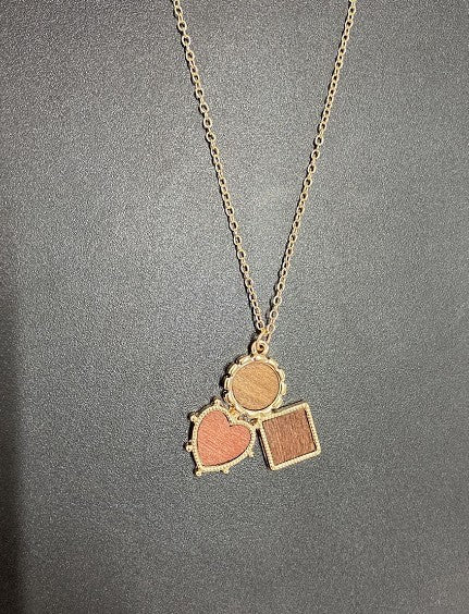 wood stylish Pendant Necklace