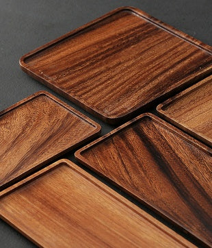 Rectangular Refreshment Tray for tea serving