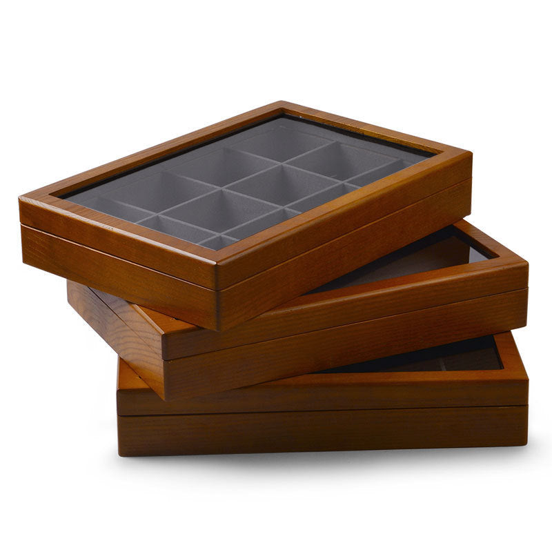 Slim Design Wooden Jewellery Box