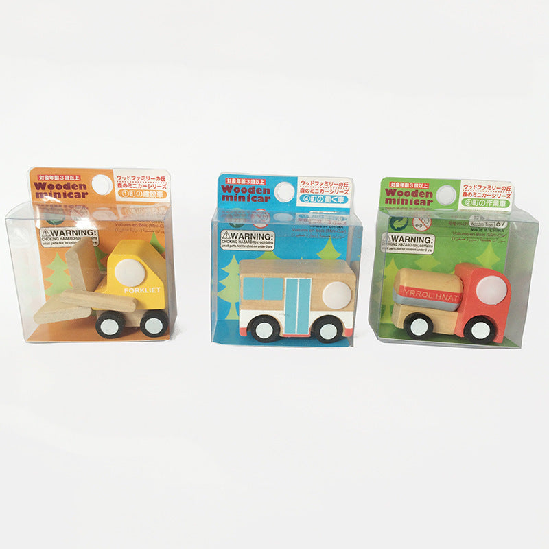 Small Wooden Vehicle Toy for Kid