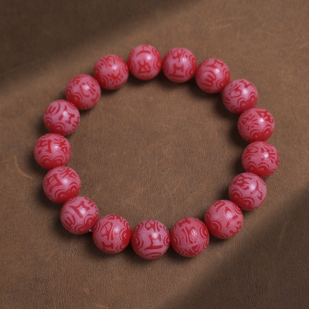 Hainan White Jade Handheld Chain Buddha
