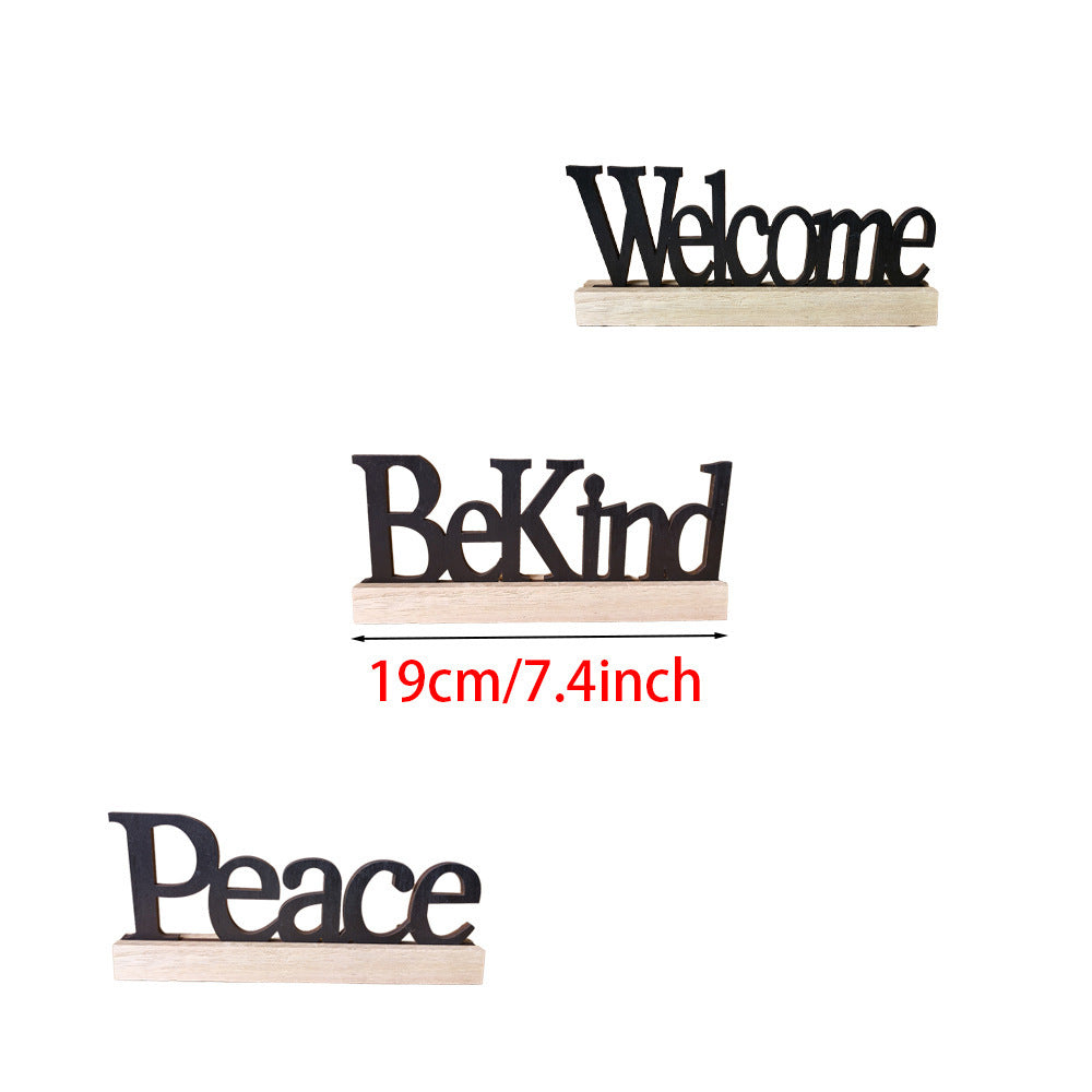 Wooden Decorative Hollow Letters