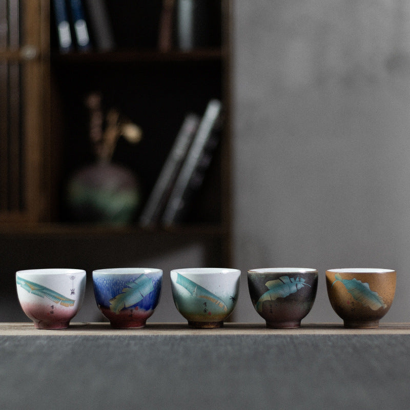 Chinese Kiln Ceramic Tea Cup Set