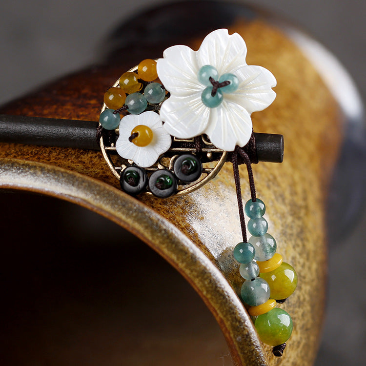 Wood Classical Hair Clasp Stick