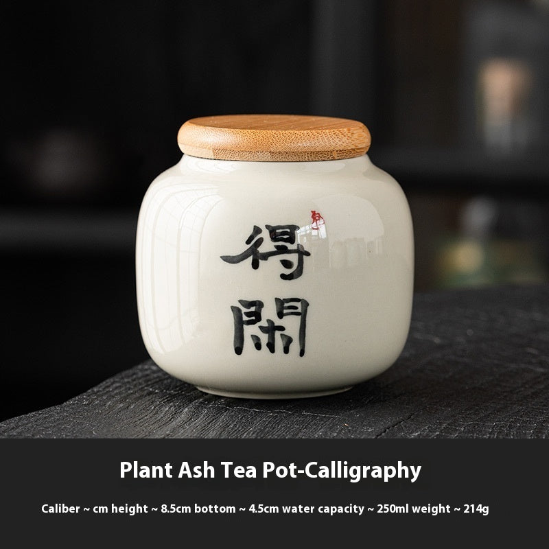 Mini Chinese Ceramic Tea Container