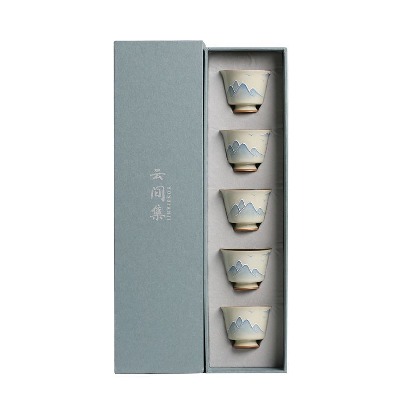 Hand Painted Underglaze Tea Cup