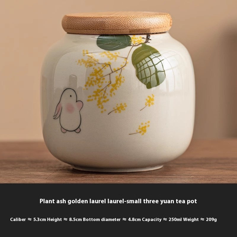 Mini Chinese Ceramic Tea Container