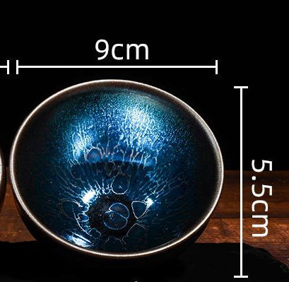 Jian Zhan Blue Lotus Tea Cup