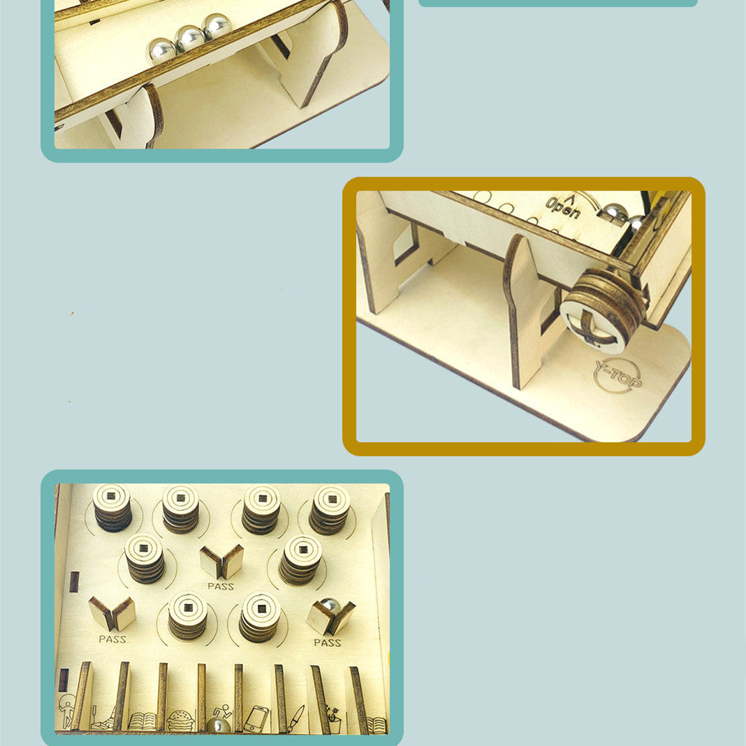 3D Wooden Pin Ball Puzzle