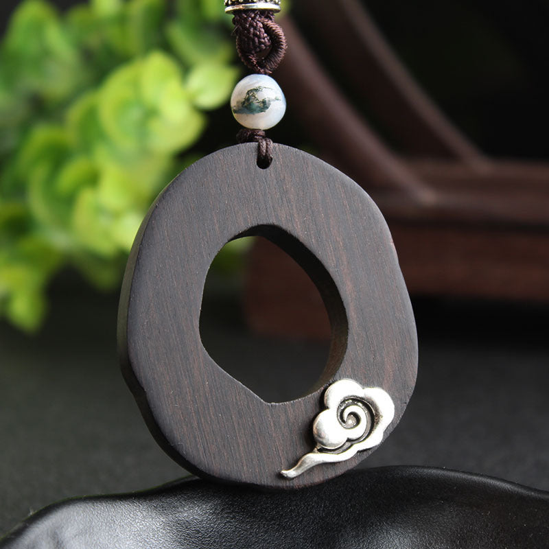 Wooden Retro Ethnic style necklace