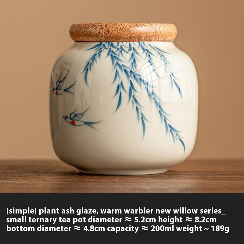 Mini Chinese Ceramic Tea Container