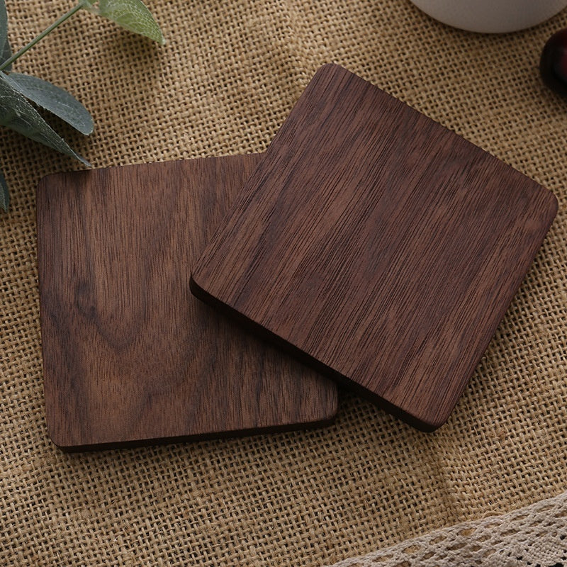Wooden Coaster Ceremony Tea Cup Placemat