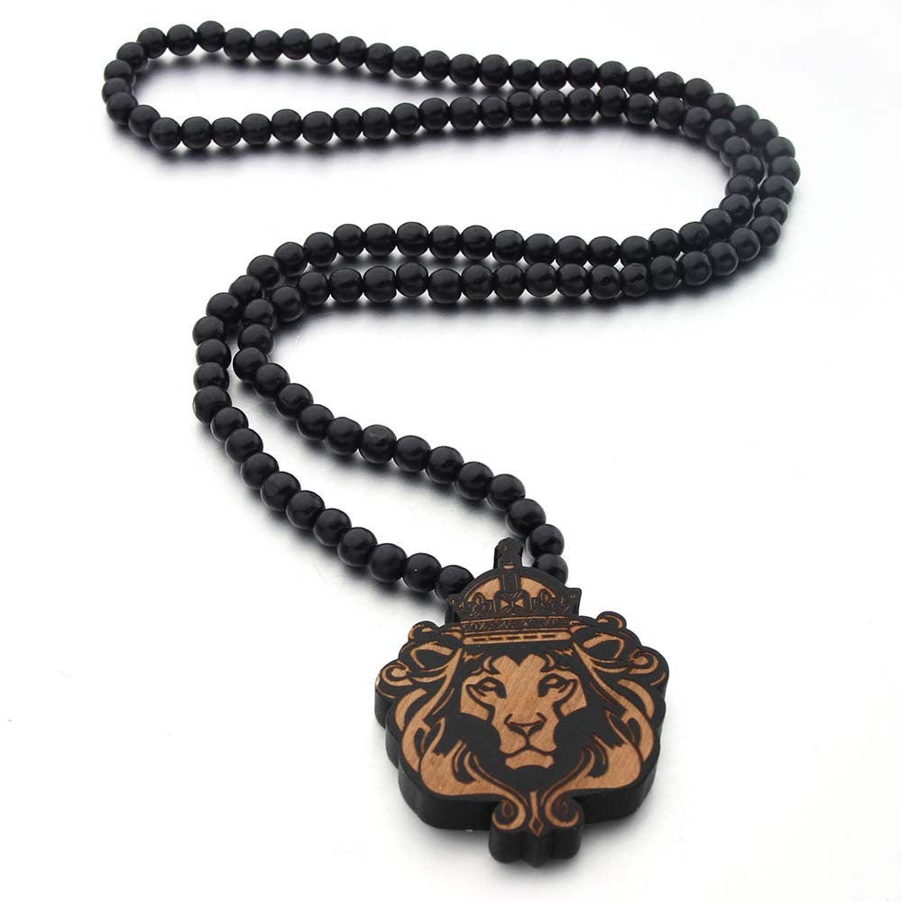 Lion King Wood Necklace