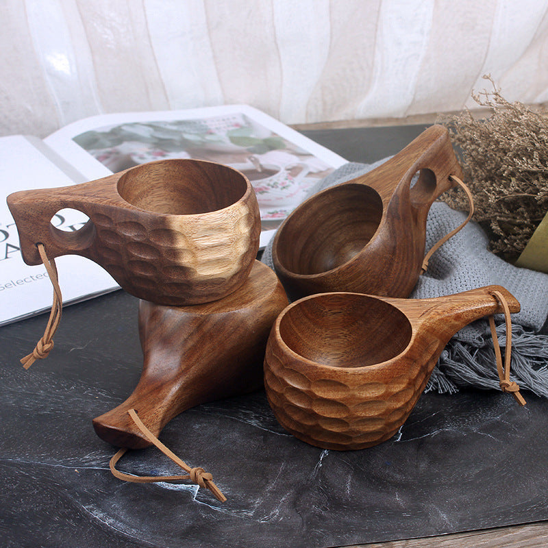 Wooden Carved Cup