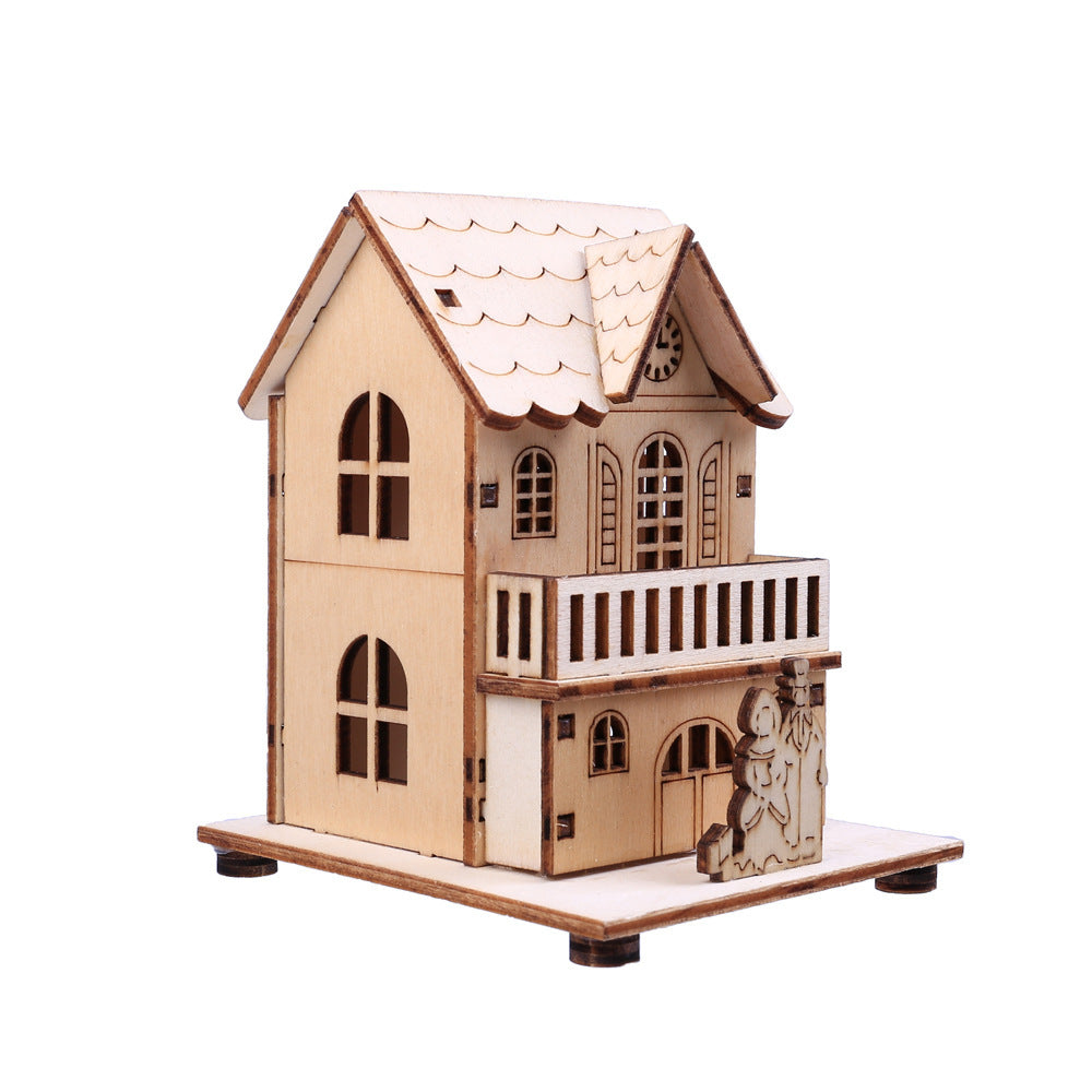 DIY Christmas wooden small house