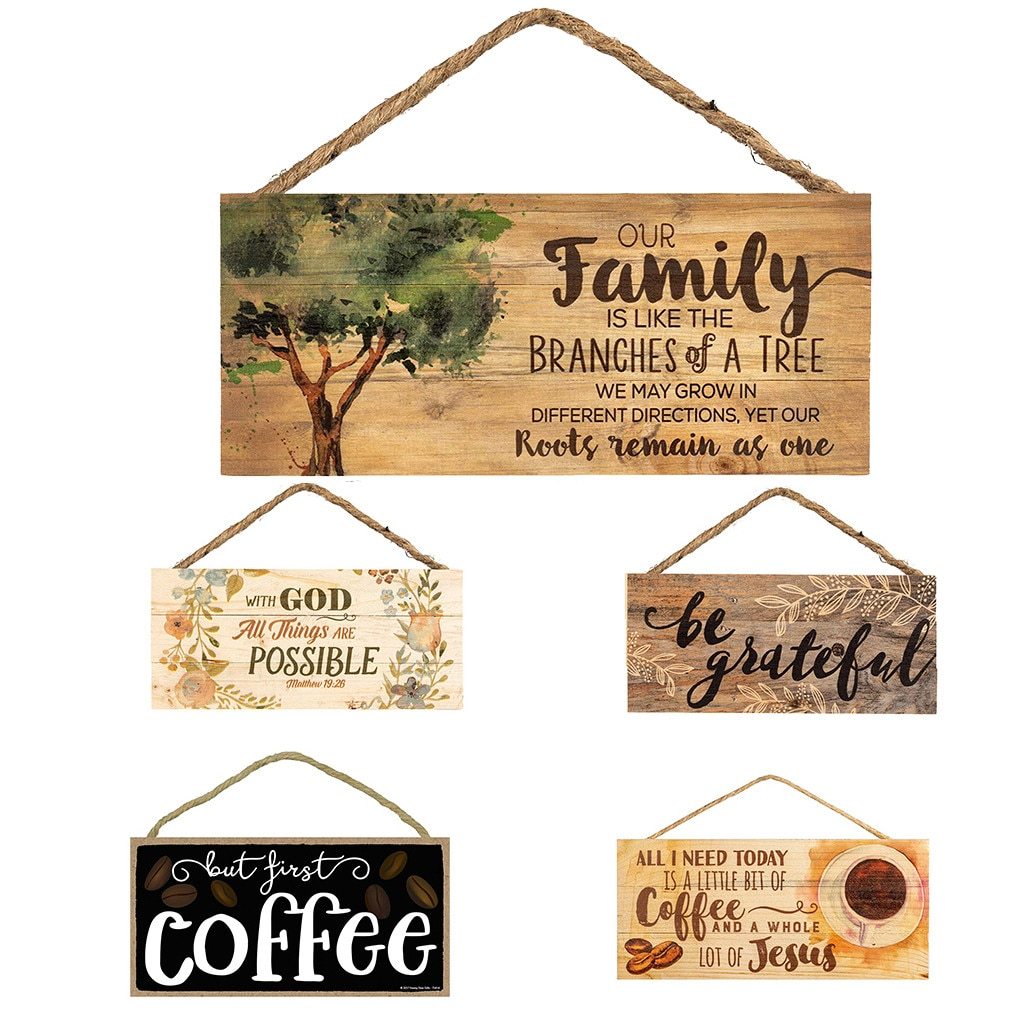 Wooden Decorative Sign
