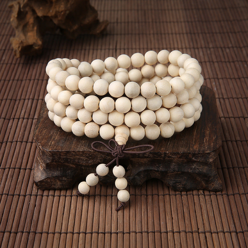 white 108 Buddha Beads Bracelet