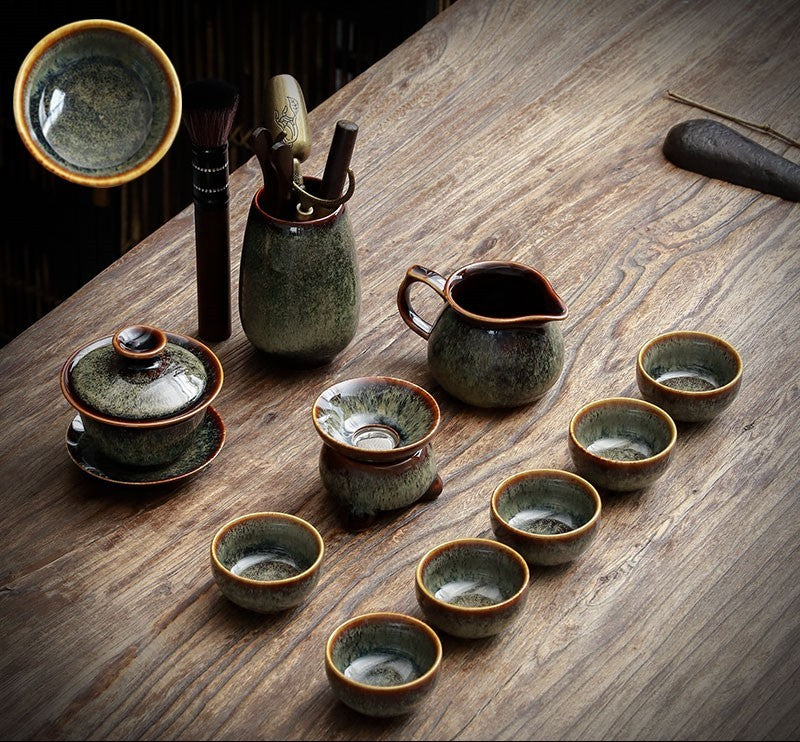 Jian Zhan Teapot Cup Set