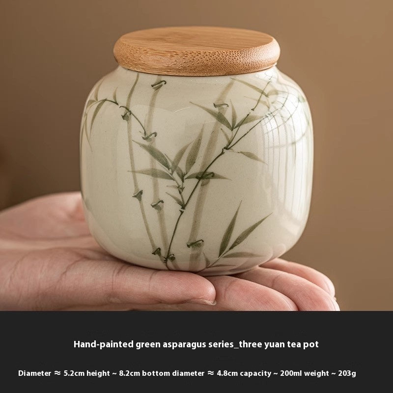 Mini Chinese Ceramic Tea Container
