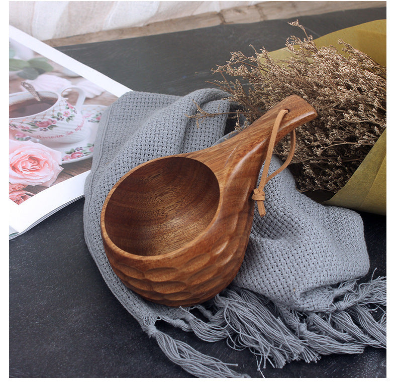 Wooden Carved Cup