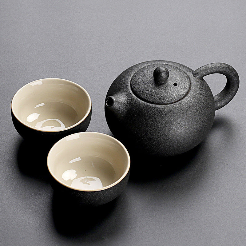 Black Zen Style tea cup set