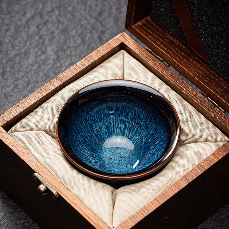 Kiln Change Ceramic Single Kung Fu Tea Bowl