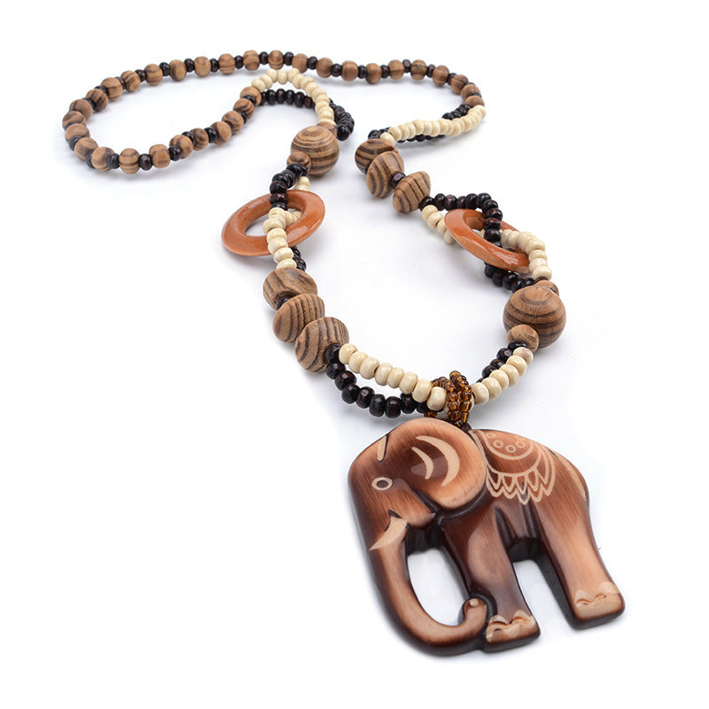 Wooden sweater chain