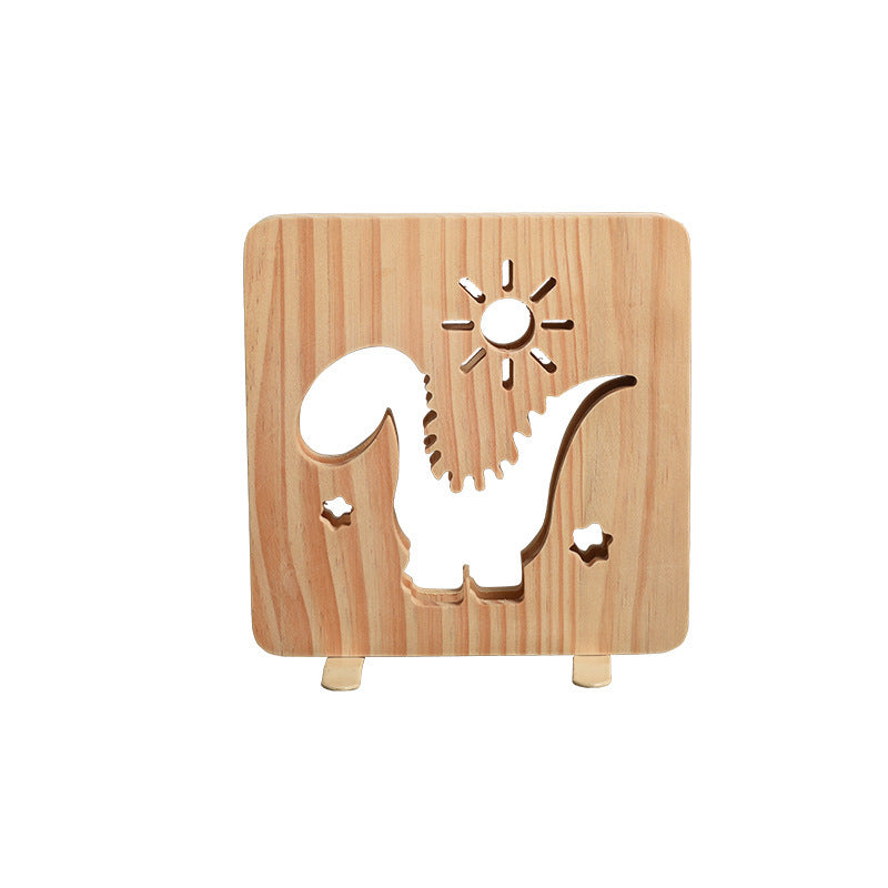 Wooden Night Light Lamp LED