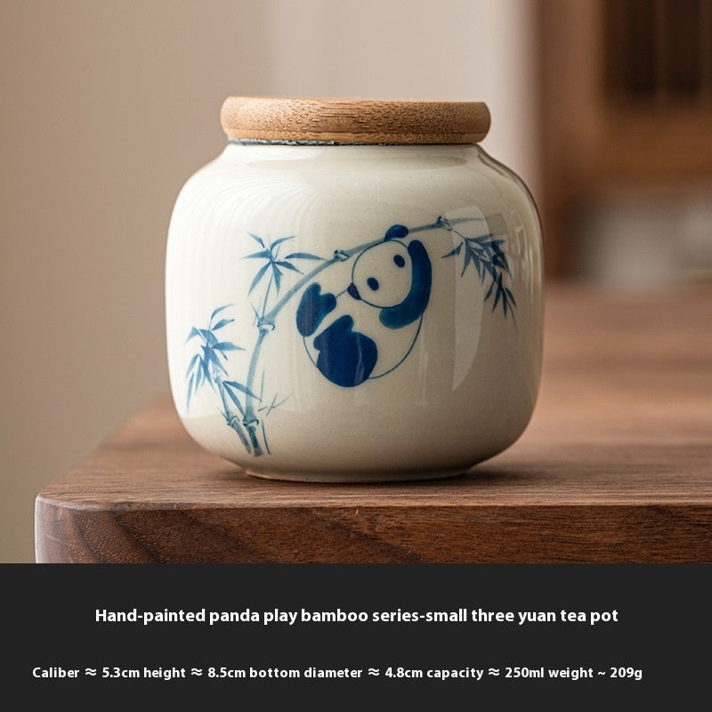 Mini Chinese Ceramic Tea Container