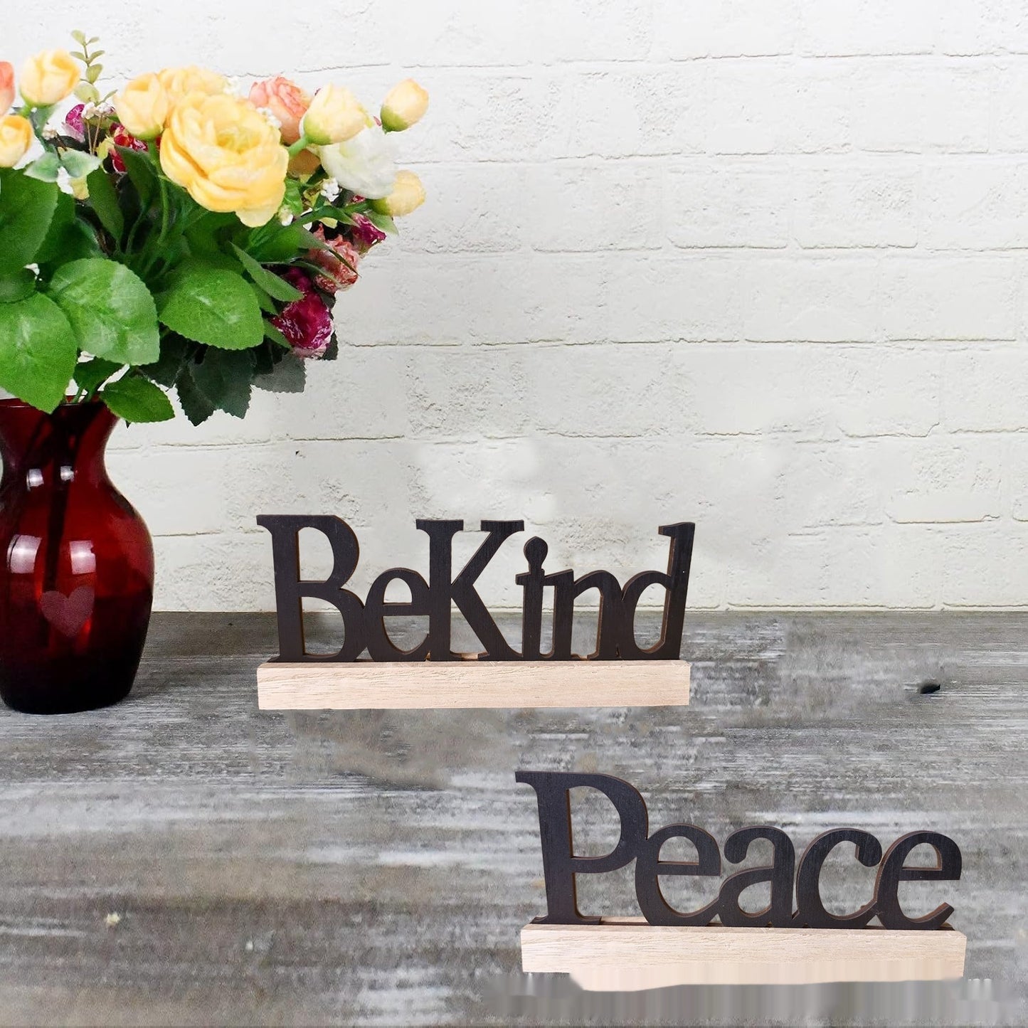 Wooden Decorative Hollow Letters