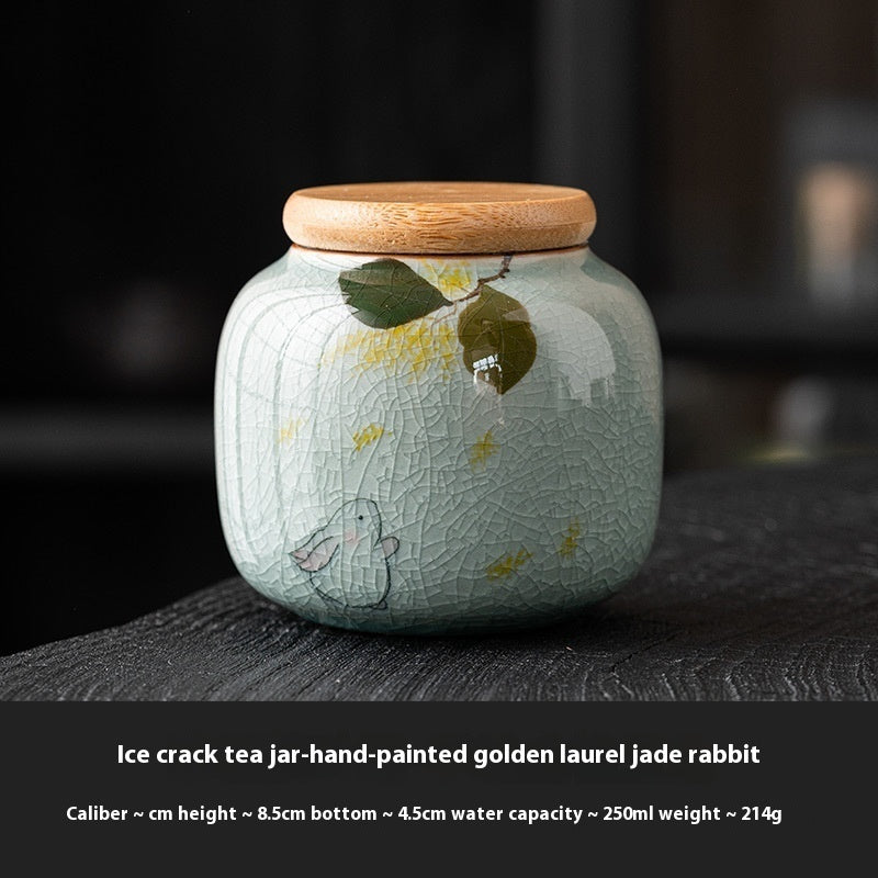 Mini Chinese Ceramic Tea Container