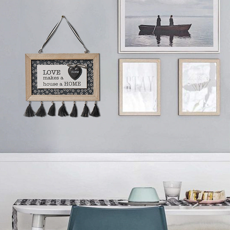 Wooden door ornaments
