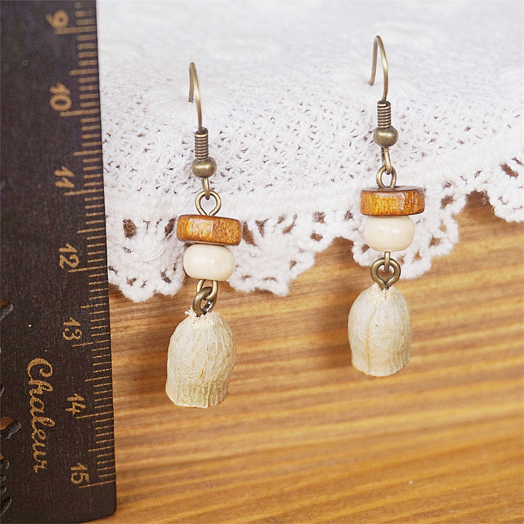 Original Retro Forest Dried Fruit Niche Earrings