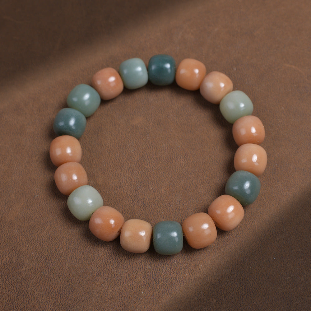 Hainan White Jade Handheld Chain Buddha