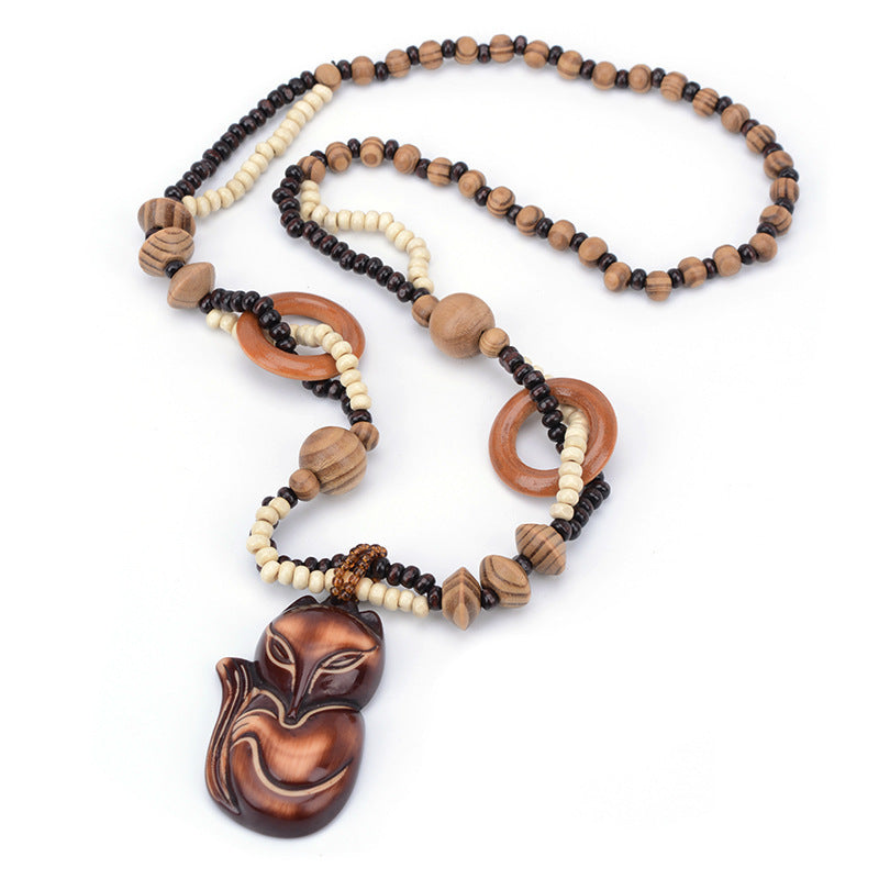 Wooden sweater chain
