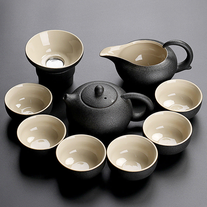 Black Zen Style tea cup set