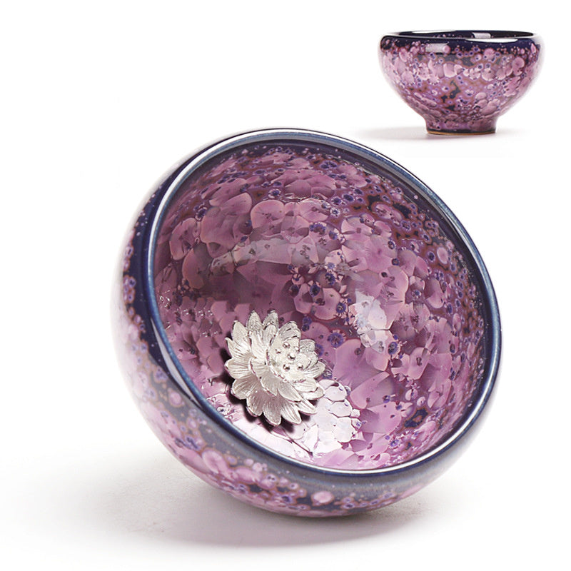 Tianmu Glaze Whitebait Ceramic Tea Cup/bowl