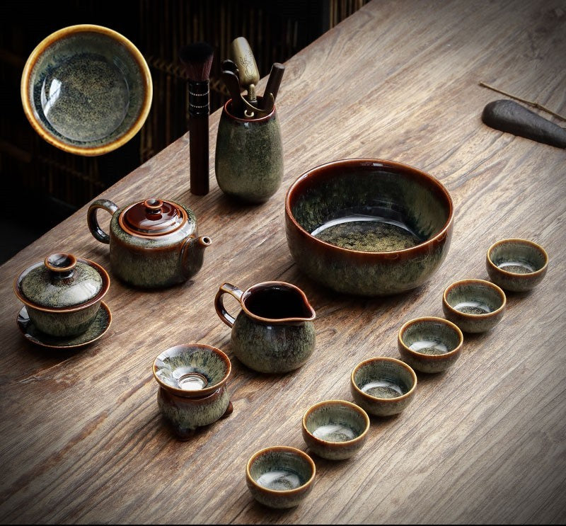 Jian Zhan Teapot Cup Set