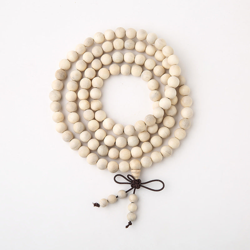 white 108 Buddha Beads Bracelet
