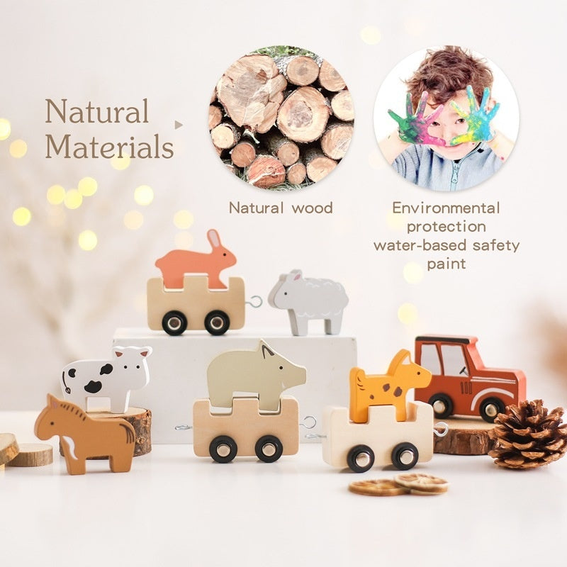 Children's Wooden Stacking Cognitive Toys